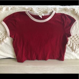 Forever 21 Red Crop Top